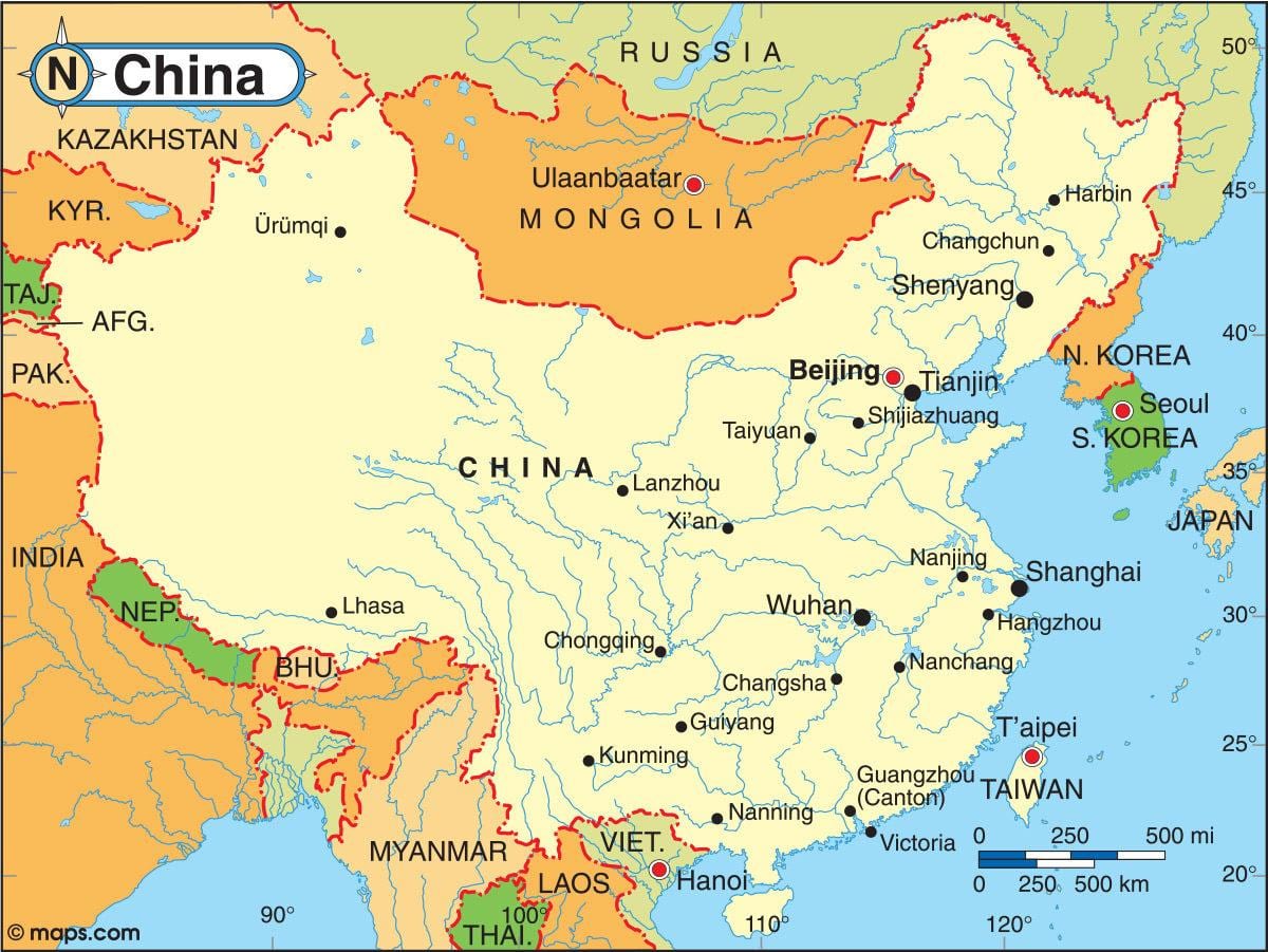 China southern skrydžių žemėlapyje