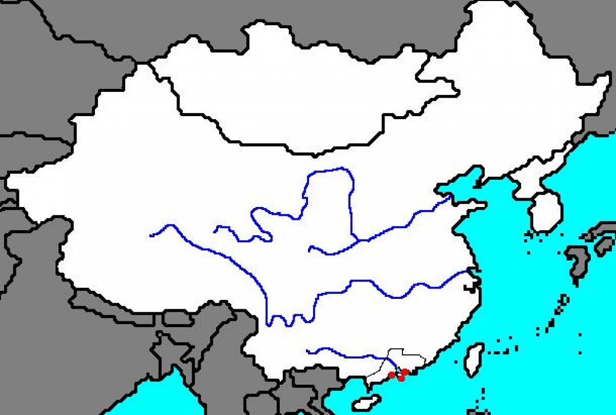 tuščias žemėlapis senovės Kinija