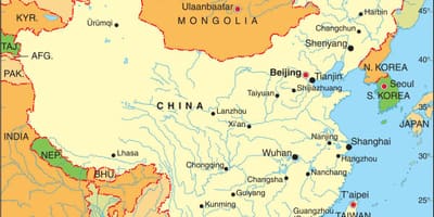 "Air China skrydžių žemėlapyje
