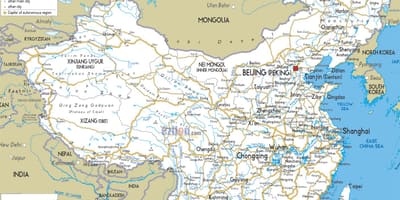 Kinijos kelių žemėlapis