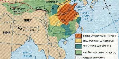 Senovės Kinijoje geografijos žemėlapio