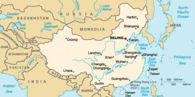 Senovės žemėlapis Kinija